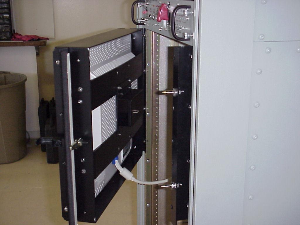 Hinge Mount Rugged Flat Panel Display